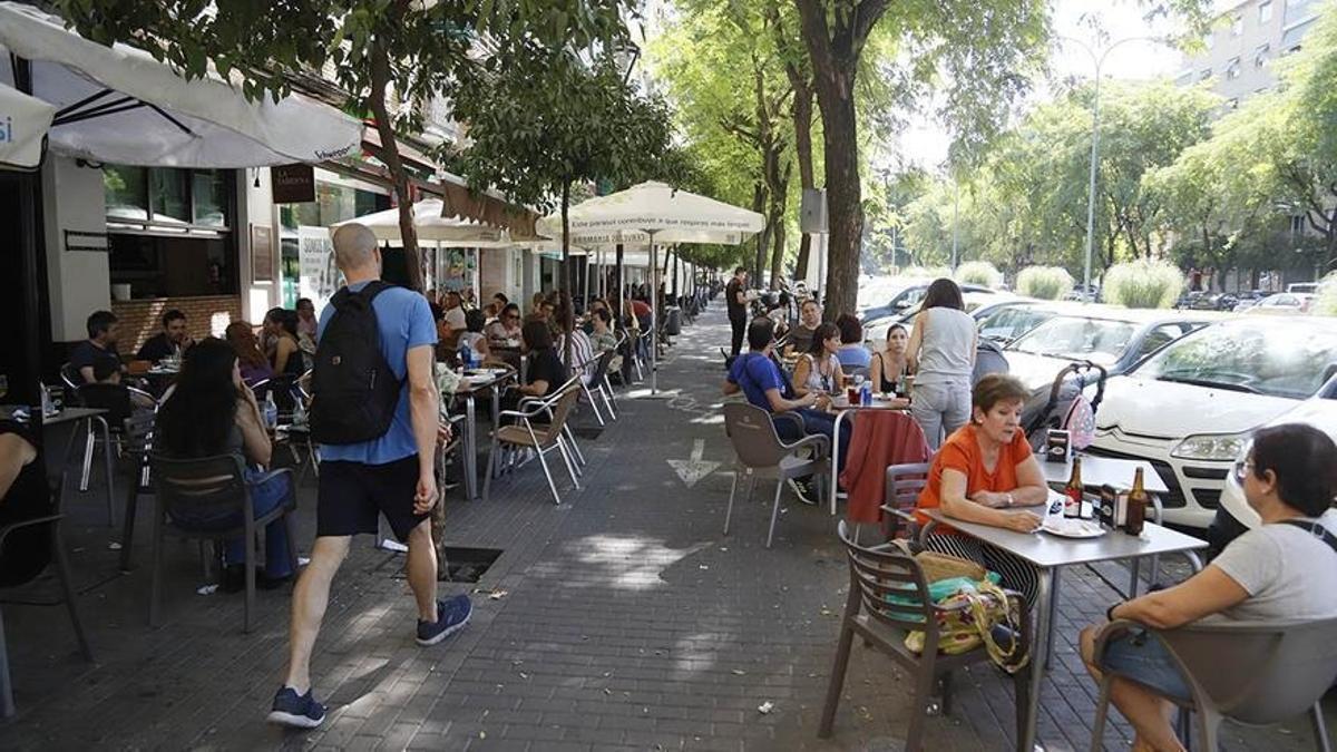 Imagen de la avenida de Barcelona.