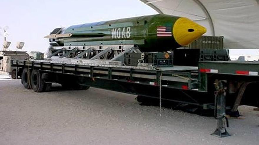Imatge de «la mare de totes les bombes», llançada dijous sobre l&#039;Afganistan.
