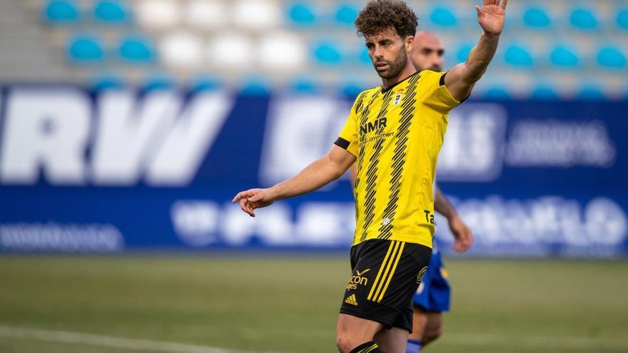 Rodri durante el partido ante la Ponferradina