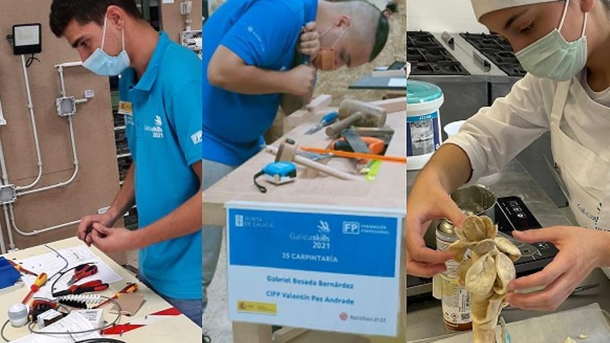 FORMACIÓN PROFESIONAL: Ganadores del campeonato Galicia Skills, con más de  20 categorías