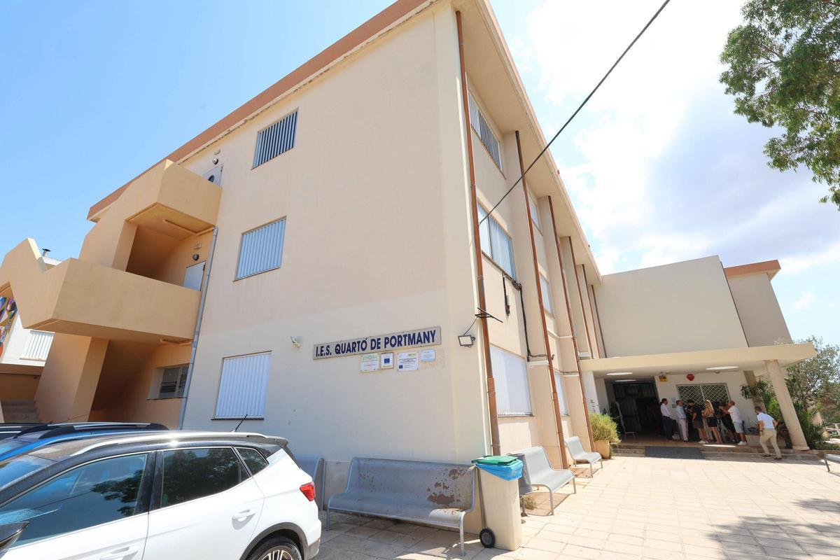 El instituto Quartó de Portmany en una imagen de archivo