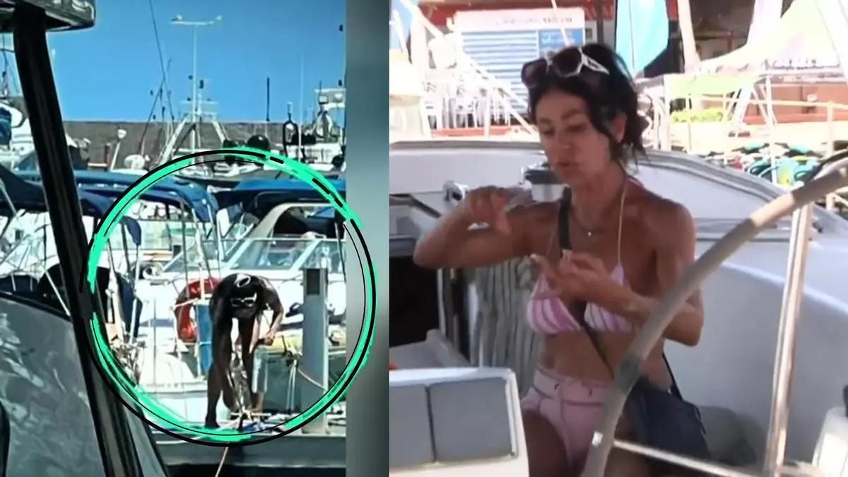 Maite Galdeano, viviendo en un velero