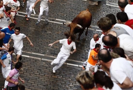 "Encierro" de diumenge als Sanfermines