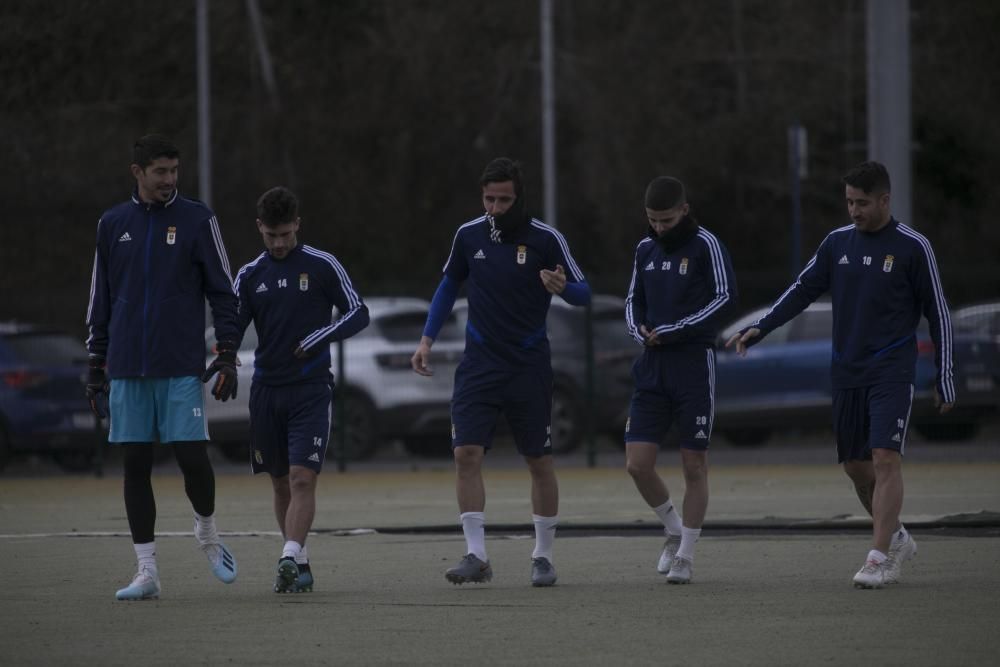 Entrenamiento del Real Oviedo