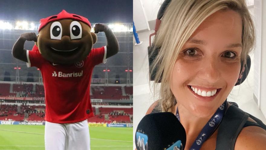 Una periodista brasileña denuncia a la mascota de Internacional por acoso sexual