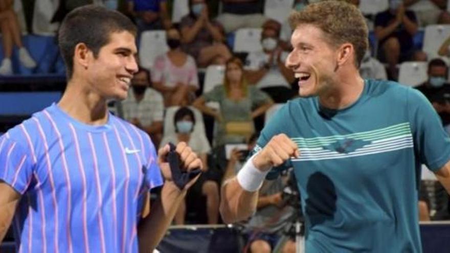 Carlos Alcaraz y Pablo Carreño