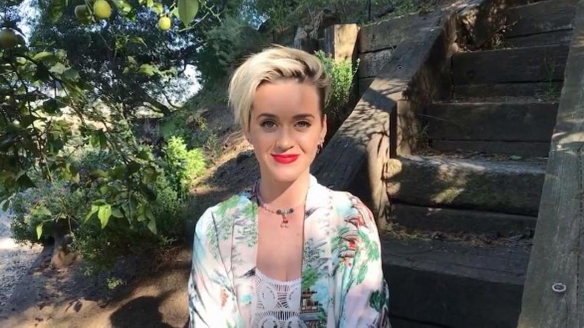 Katy Perry visita una casa muy particular