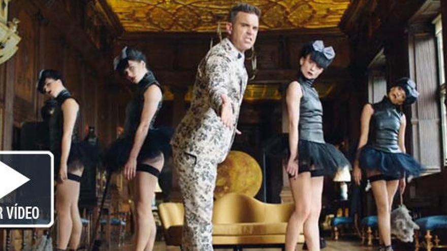 Imagen del nuevo videoclip de Robbie Williams.