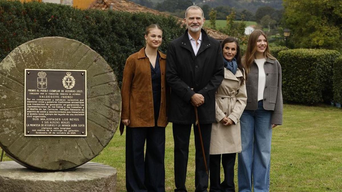 Así fue la visita de la Familia Real a Valdesoto para entregar el premio "Pueblo Ejemplar" de Asturias 2025