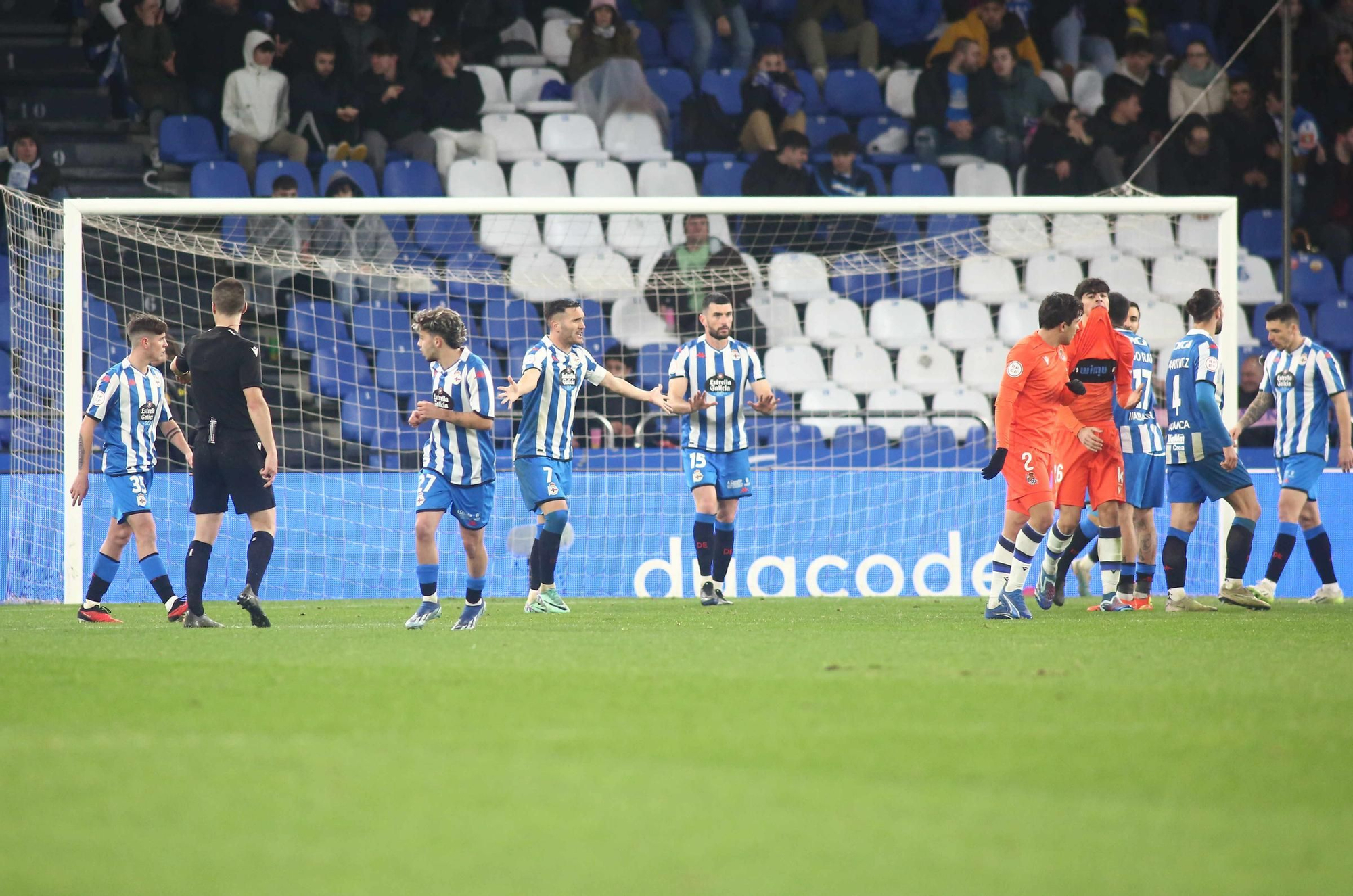 El Dépor gana en Riazor con doblete de Lucas a la Real Sociedad B (2-1)