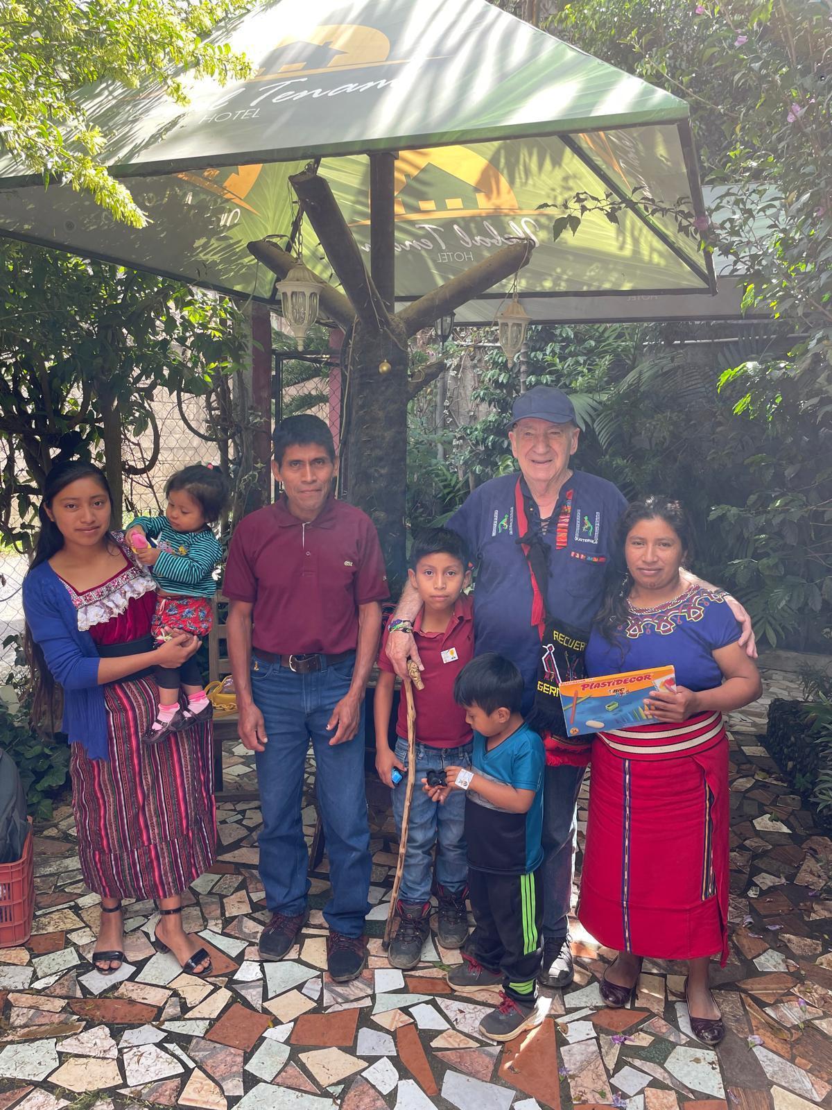 Germán Rodríguez, durante uno de sus viajes a la selva.