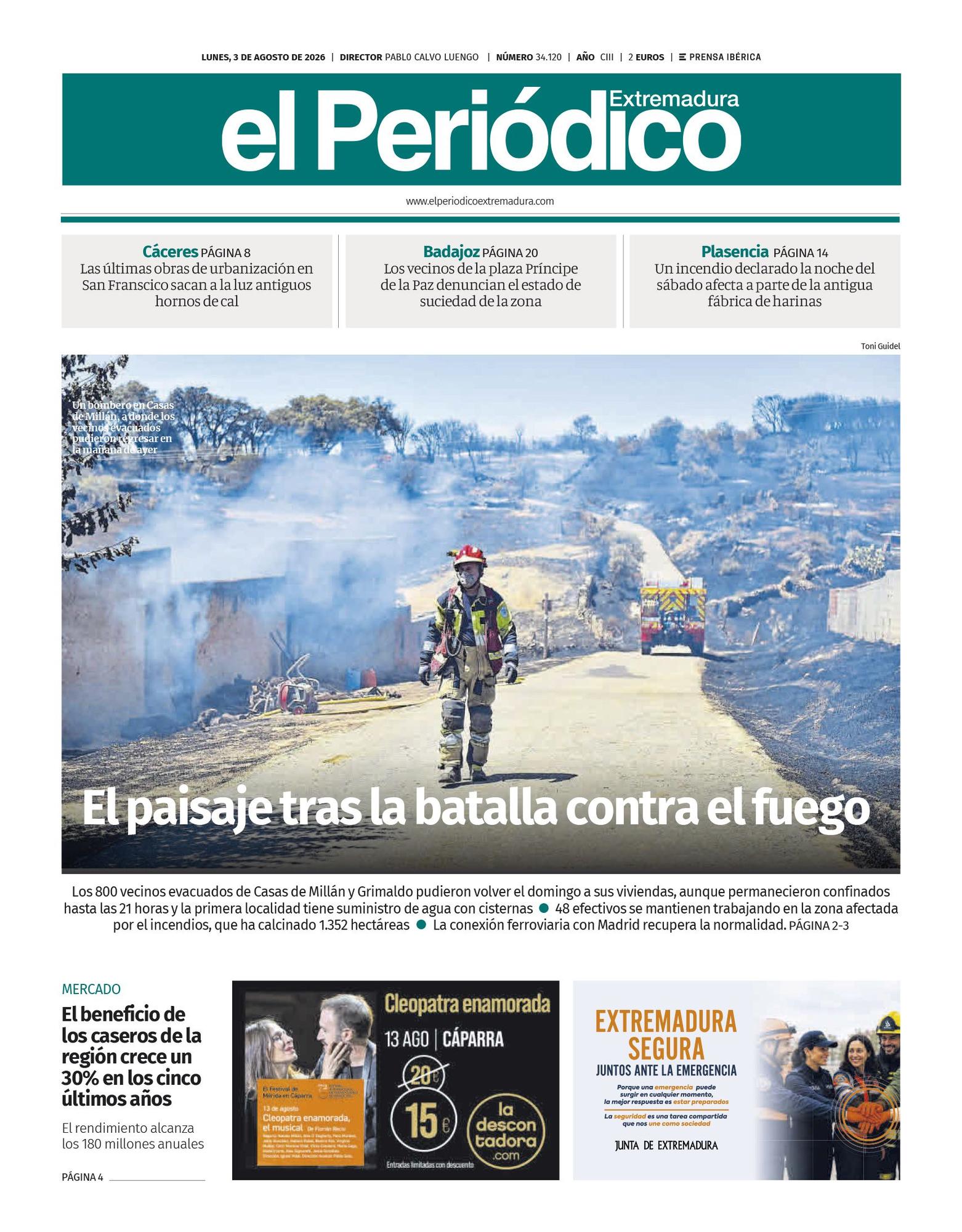 Consulta la portada correspondiente al día 3 de agosto de 2026