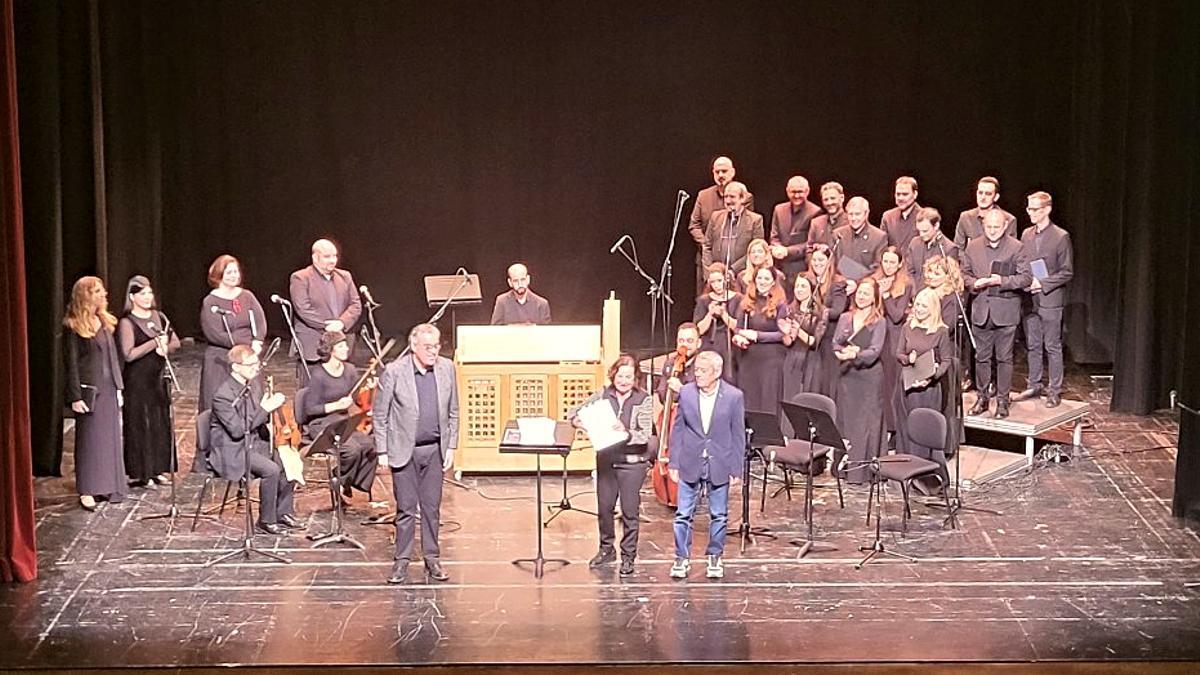 Concierto sobre la figura de Onofre Penalba, celebrado en Ontinyent el pasado diciembre.