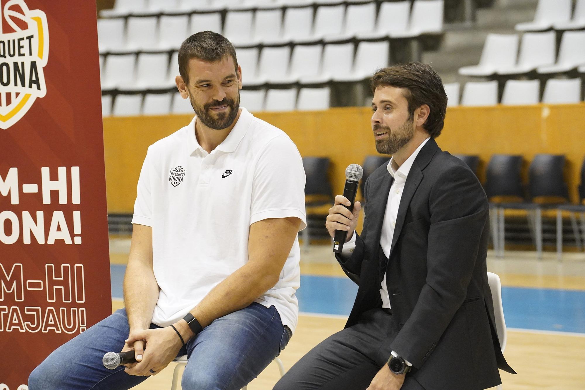 El Bàsquet Girona presenta les equipacions per a l'estrena a l'ACB