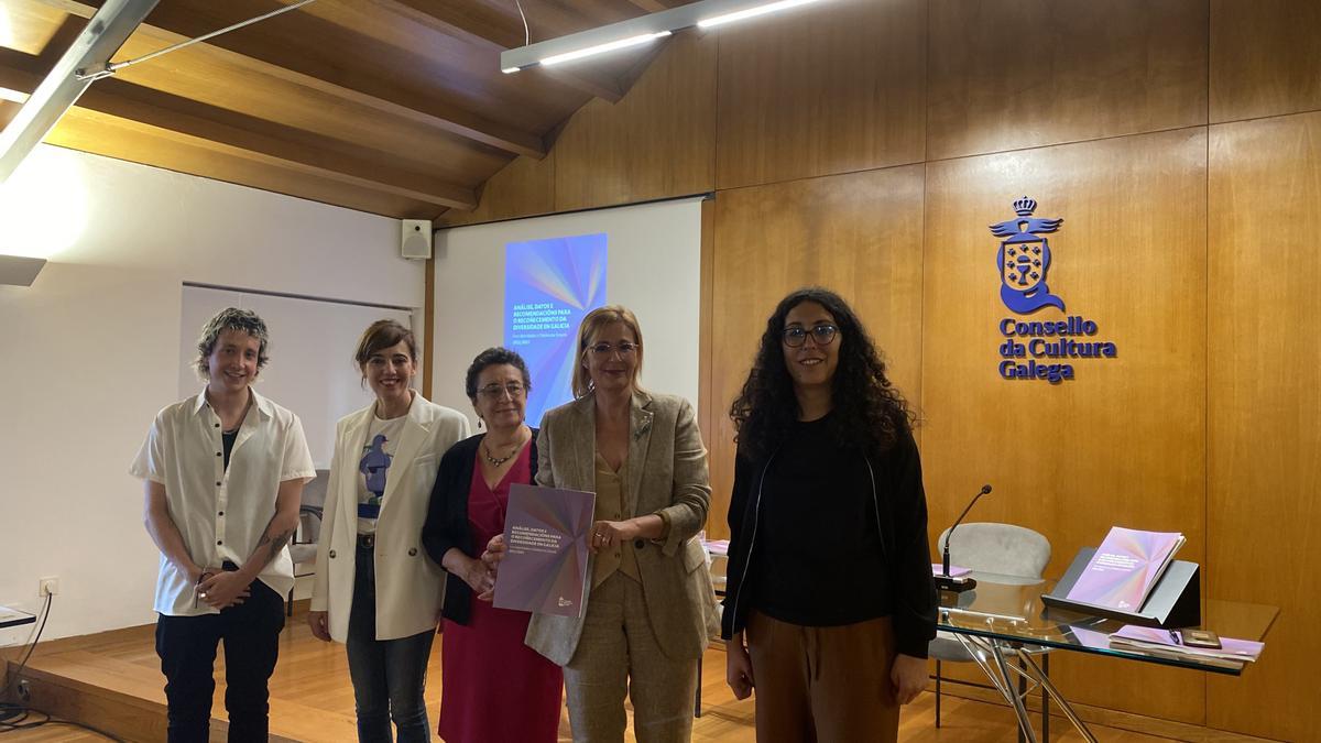 Presentación del informe 'Análise, datos e recomendación para o recoñecemento da diversidade en Galicia' en Santiago