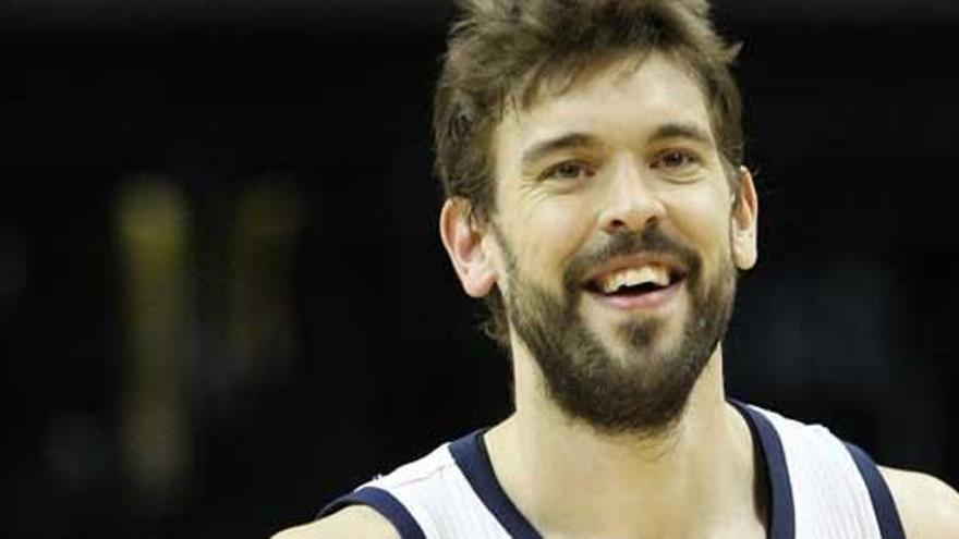 Marc Gasol, clave en la victoria de su equipo contra los Bulls.