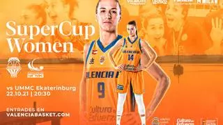 El Valencia Basket pone a la venta las estradas para la SuperCup Women