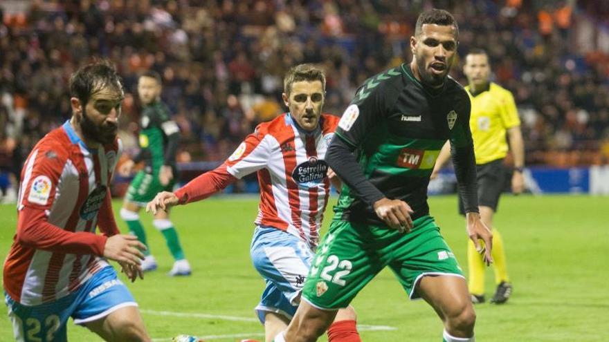 Jonathas, durante el encuentro del pasado domingo en Lugo