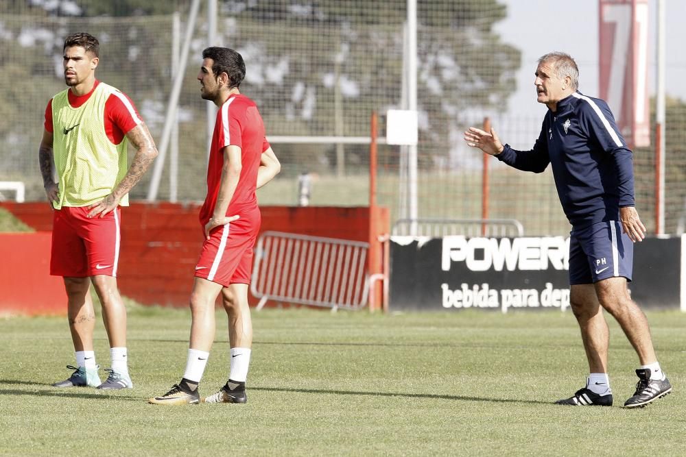 Entrenamiento del Sporting