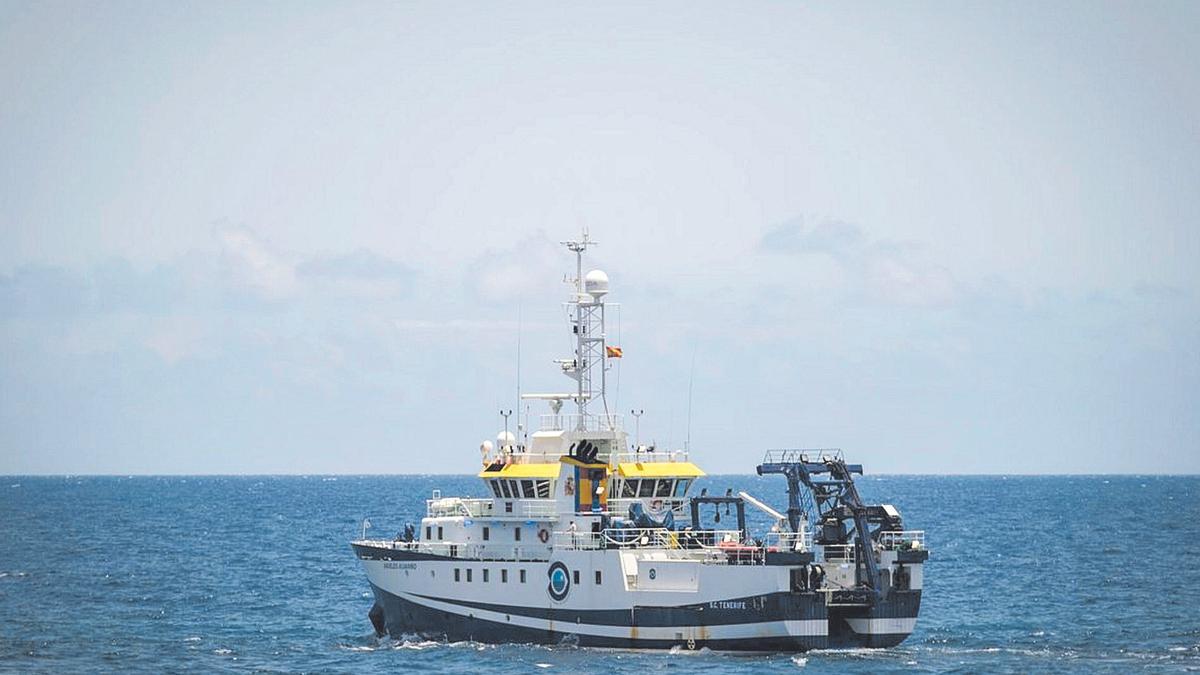 El Ángeles Alvariño vuelve a buscar a Anna en el mar