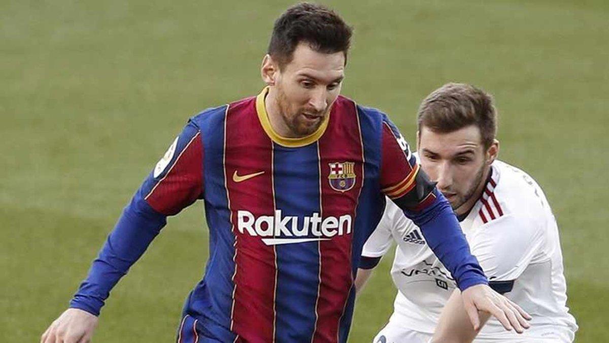 Messi, después de jugar contra Osasuna y marcar un gol, tendrá descanso este miércoles ante el Ferencvaros en Champions League