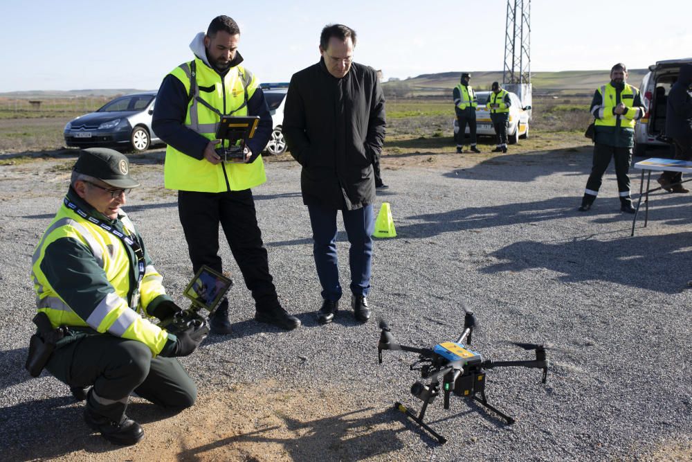 Un dron de la DGT vigila las carreteras de la provincia