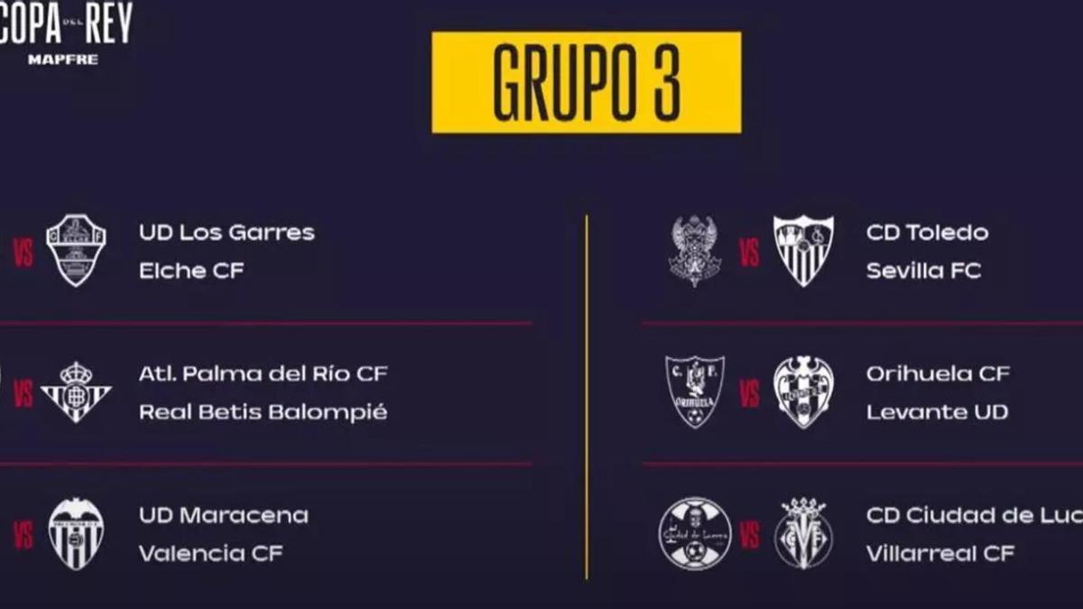 Primeros rivales para Valencia y Levante en Copa del Rey