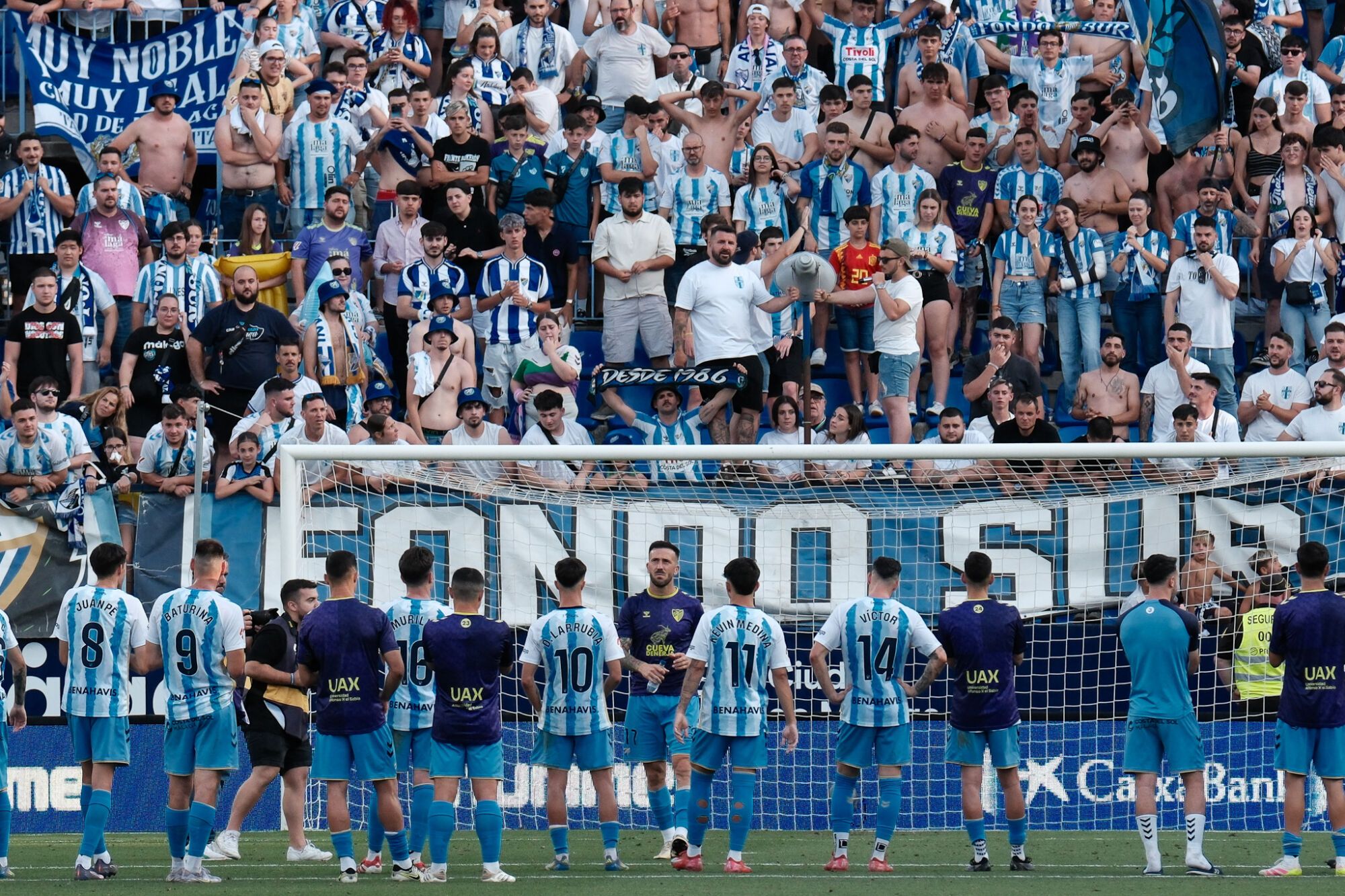 Málaga CF - Burgos CF. Jornada 42, Liga Hypermotion