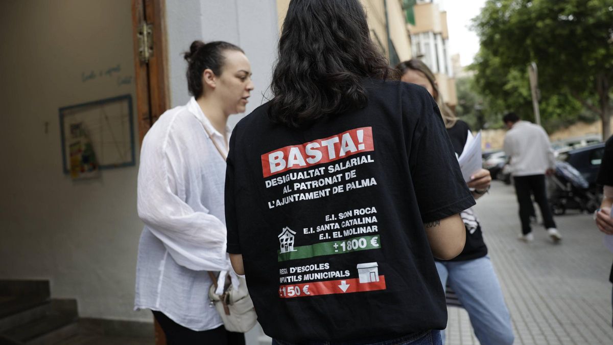 Las trabajadoras de las 'escoletes' externalizadas cumplen su cuarto día de huelga.
