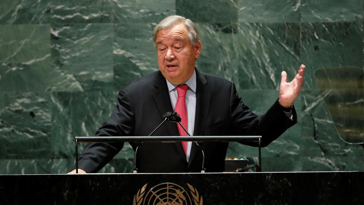 El secretario general de Naciones Unidas, Antonio Guterres.