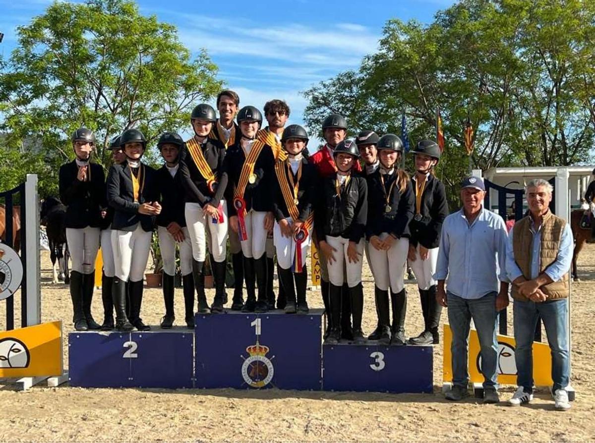 El Club Equitación Es Pas, campeón por equipos del campeonato