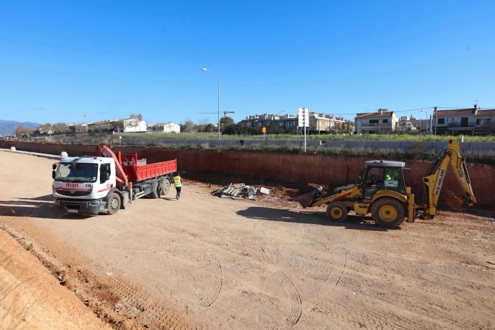 En marcha las obras del tramo II  del segundo cinturón de Palma