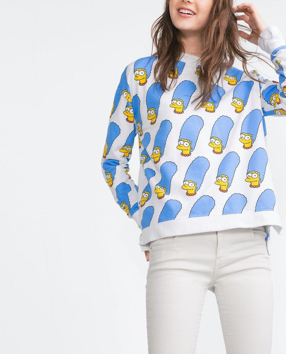 Rebajas Zara 2016, sudadera Simpsons (15,99€)