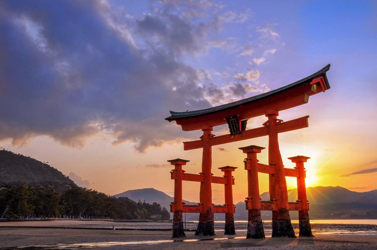 Santuario Itsukushima, en Japón.