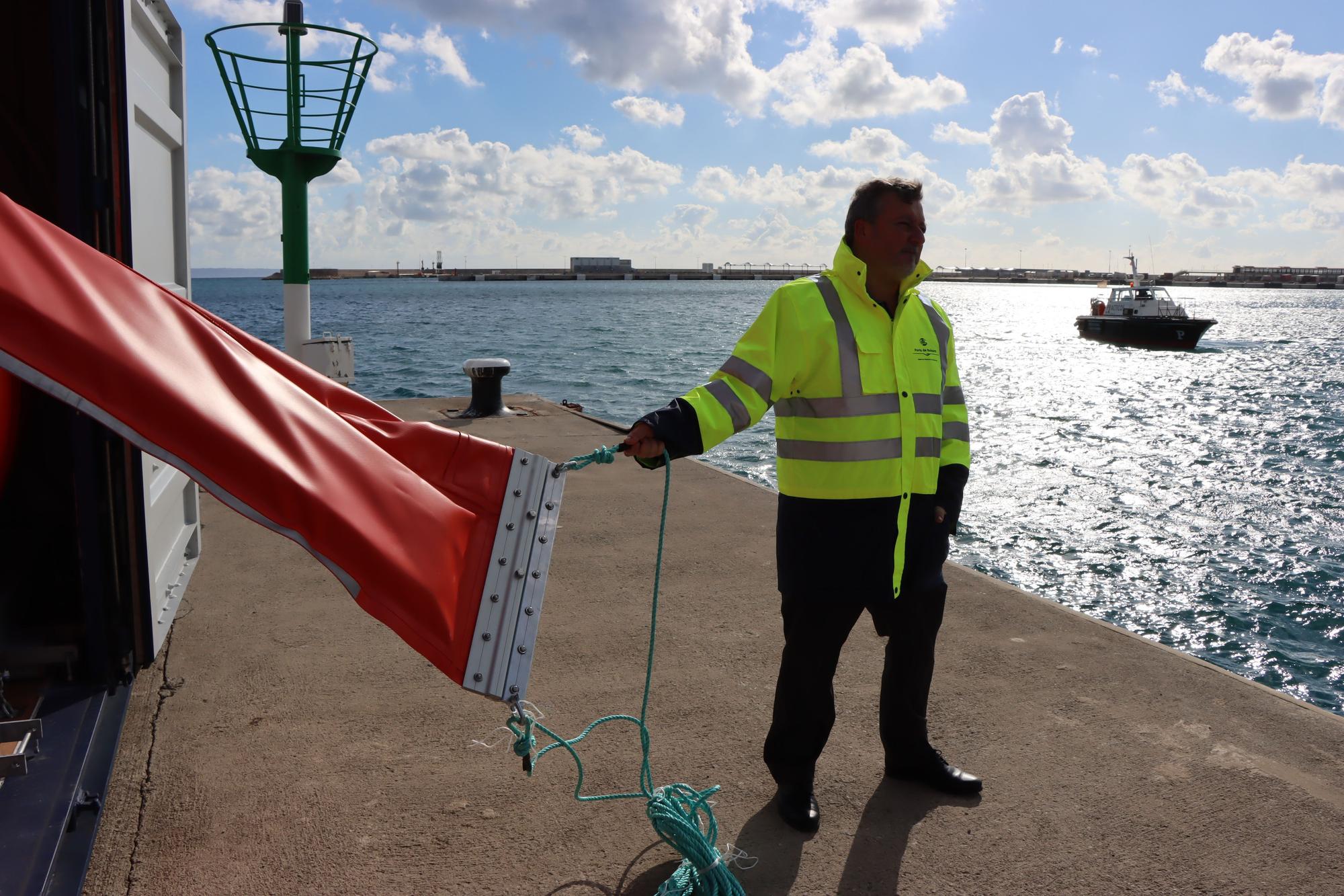 Simulacro con explosivo en el puerto de Palma