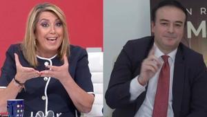 Susana Díaz e Iván Redondo en Espejo Público