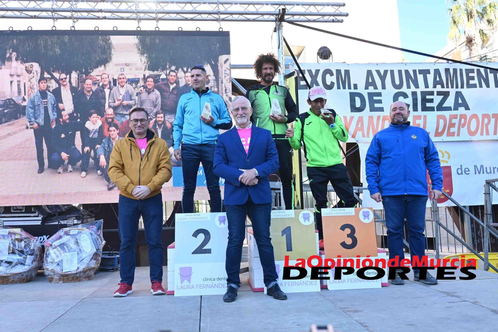 FOTOS: Podio de la Media maratón de Cieza