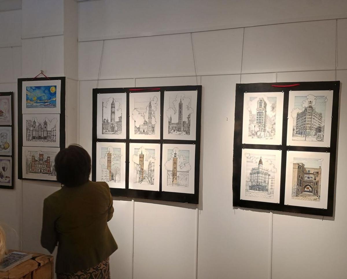 Por la mañana hubo procesión y por la tarde se inauguró la exposición de dibujo. | SERVICIO ESPECIAL