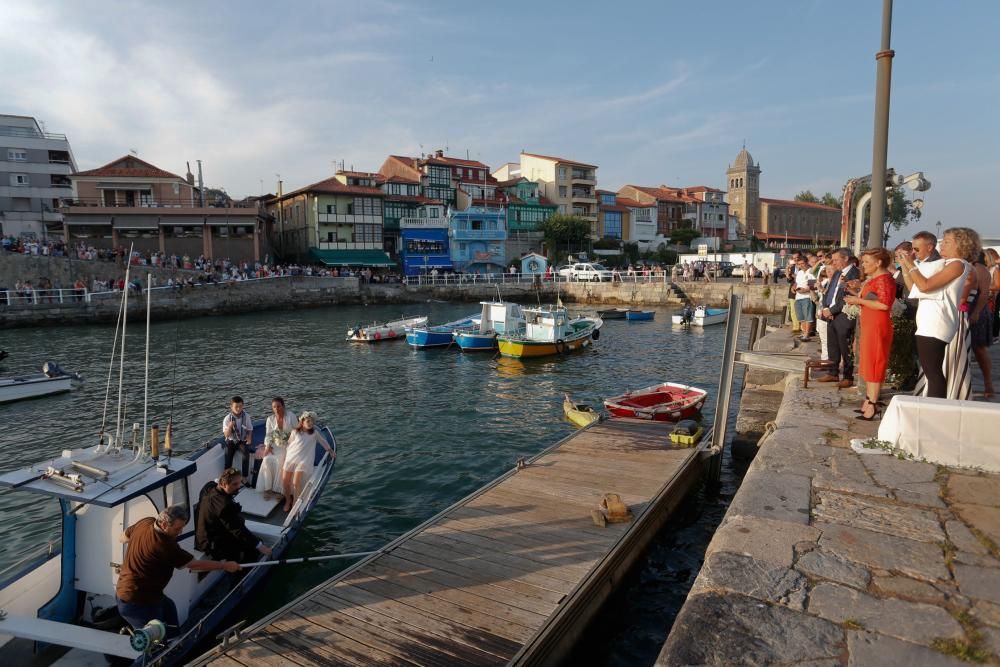 Boda en el puerto de Luanco.