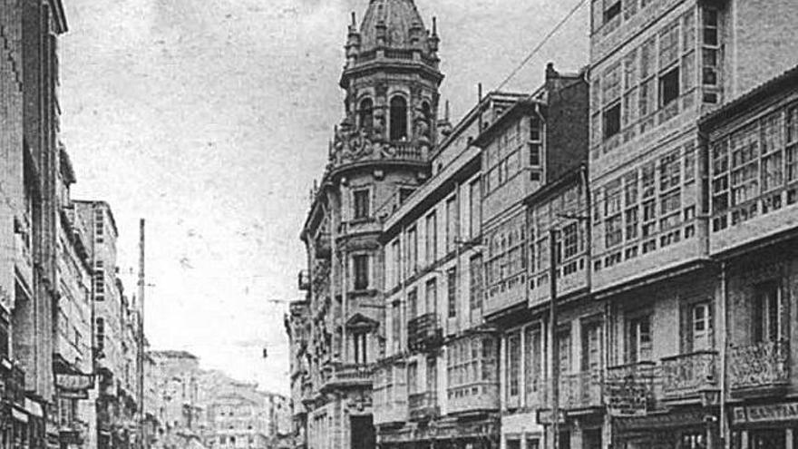 Sede de la Caja de Ahorros de La Coruña y Lugo en 1941. / la opinión