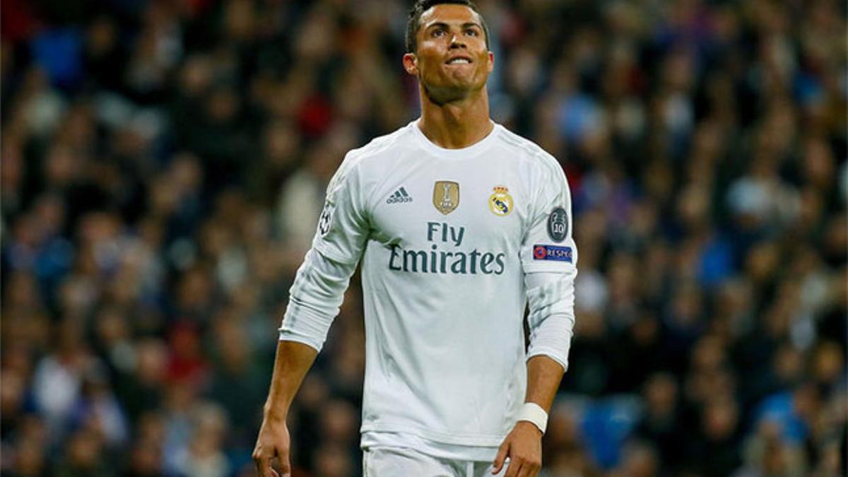 Cristiano Ronaldo en un partido de Champions League ante el París Saint-Germain