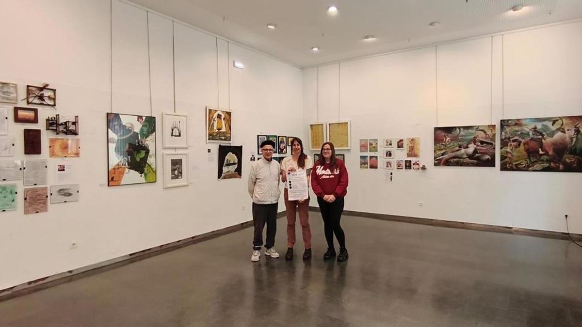 Por la izquierda, David Pérez, Eva Boilley y Sheila de la Maza.