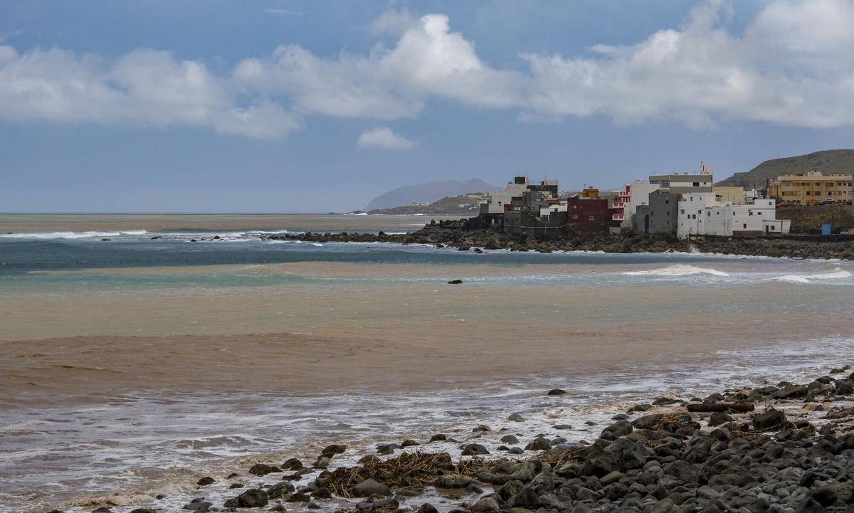 Efecto de la tormenta Therese norte de Gran Canaria