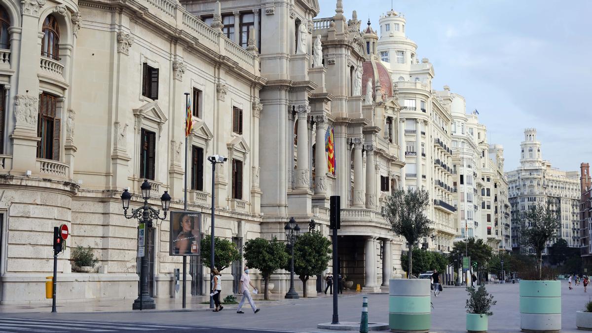 El Ayuntamiento de Valencia, en una imagen de archivo.