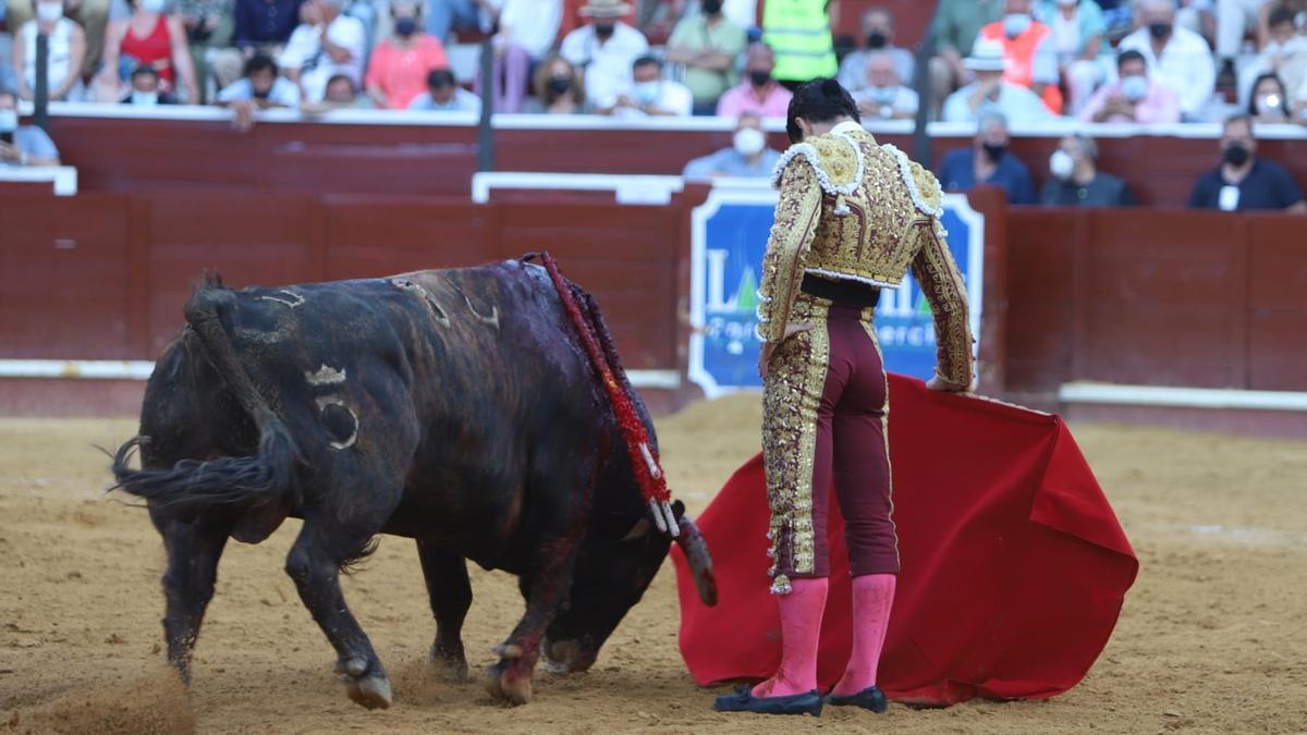 Pablo Aguado salió lanzado de Sevilla y convence por el arte y la despaciosidad de su toreo.