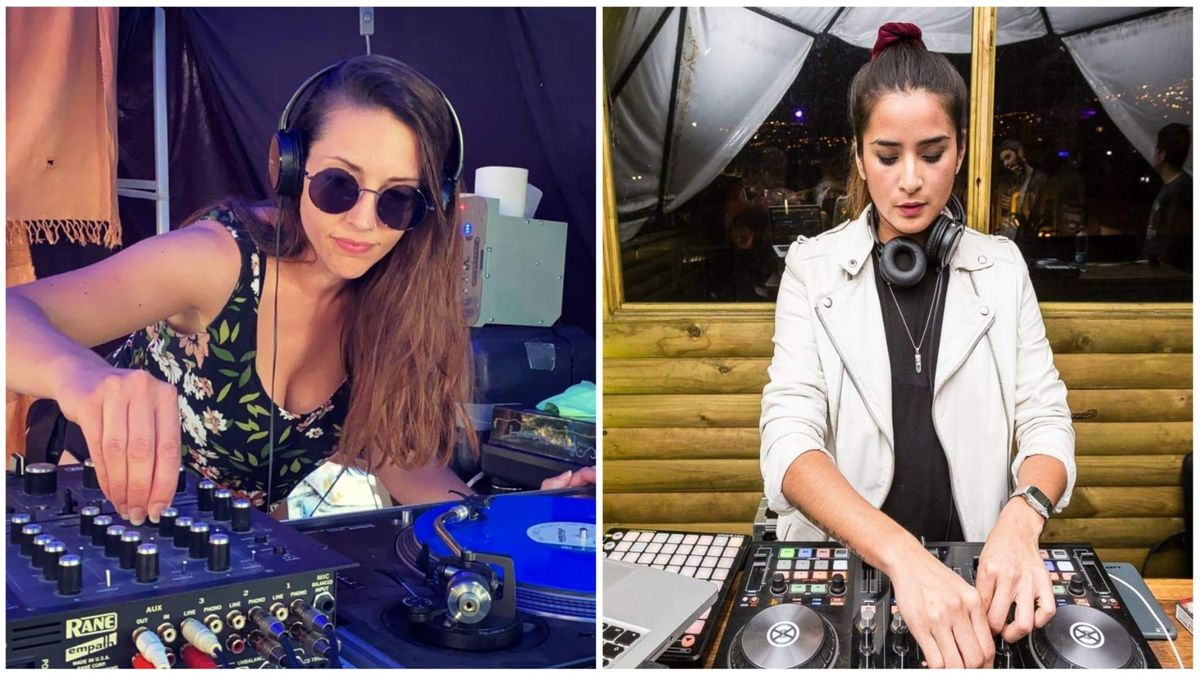 Las djs Carla Valenti y Anaïs Begon.