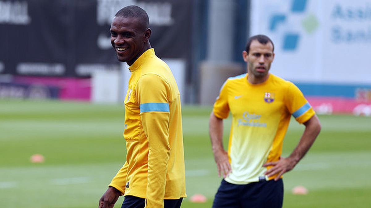 El Barça prepara el partit del Calderón.