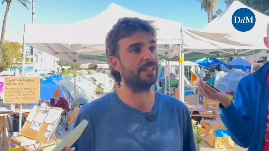 VIDEO | Las medidas de Marga Prohens no convencen a los acampados de Plaza España