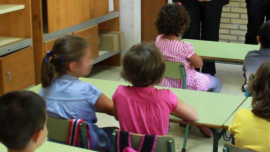 Niños en un aula.