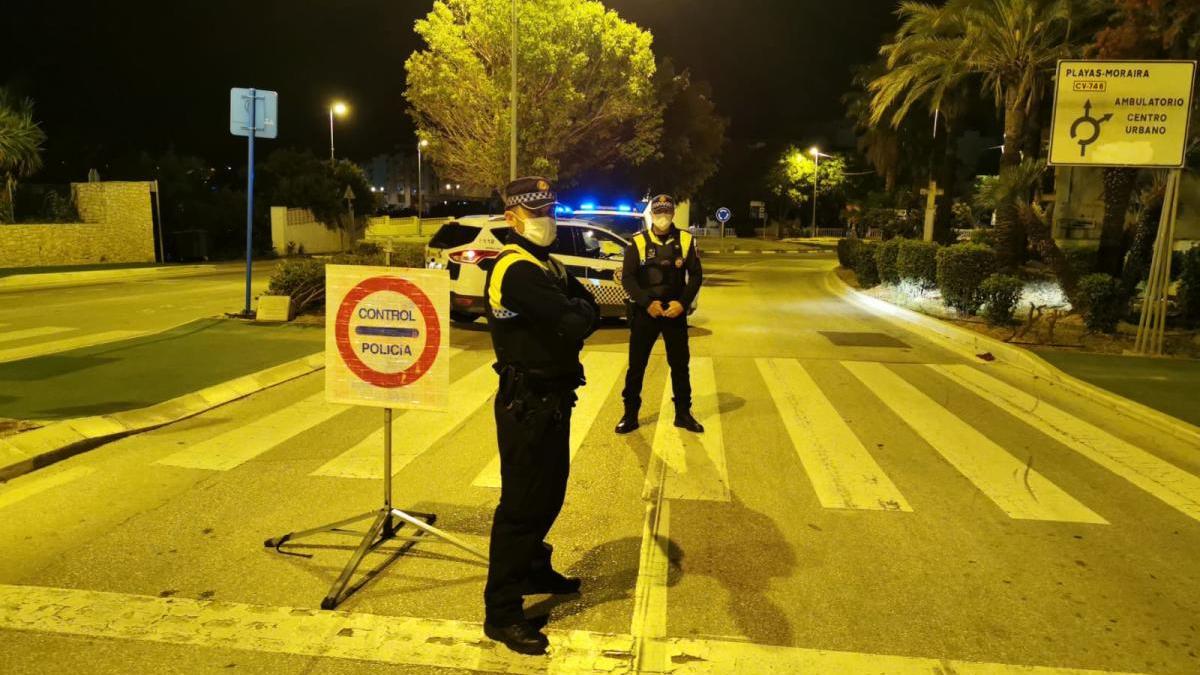 La Policía Local de Calp realiza 45 denuncias en dos días por infracciones en desplazamientos permitidos